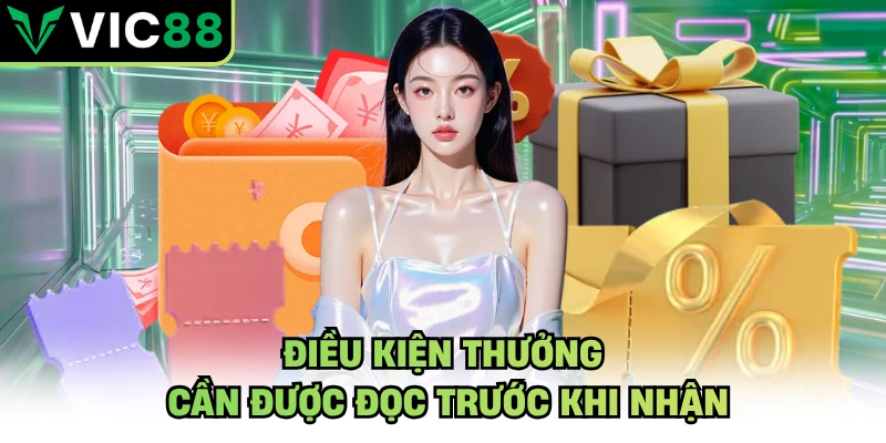 Điều kiện thưởng cần được đọc trước khi nhận