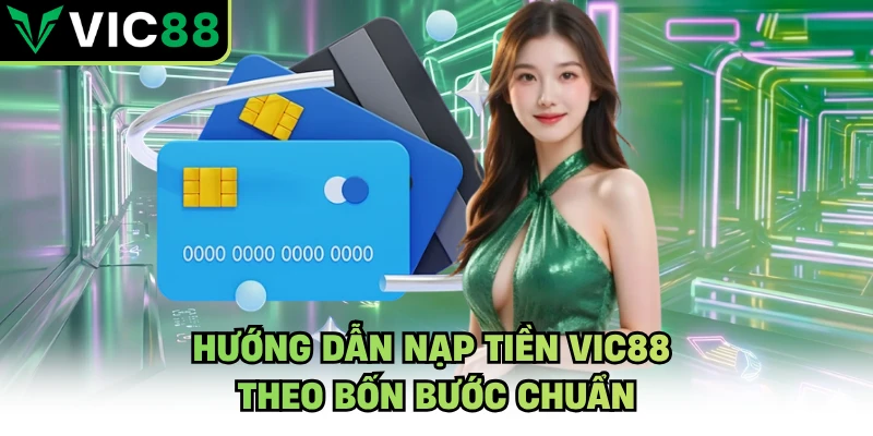 Hướng dẫn nạp tiền VIC88 theo bốn bước chuẩn