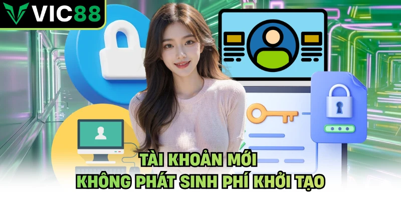 Tài khoản mới không phát sinh phí khởi tạo