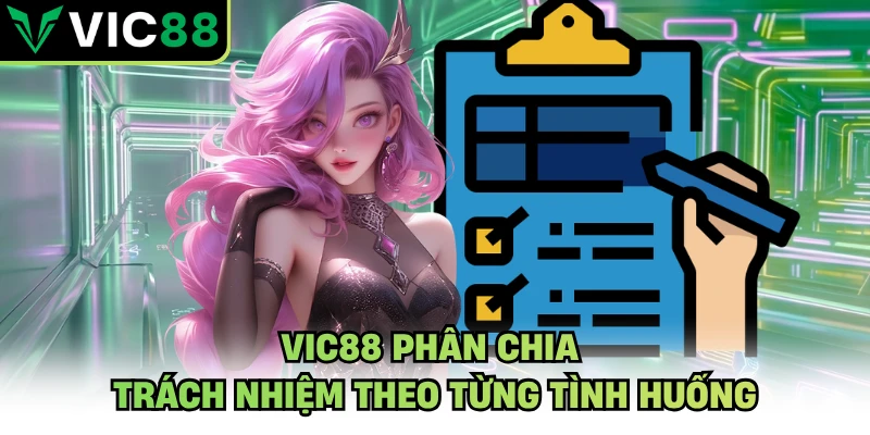 VIC88 phân chia trách nhiệm theo từng tình huống