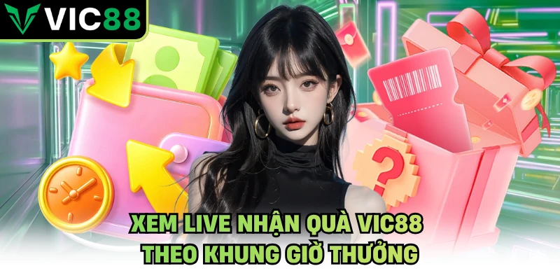 Xem live nhận quà VIC88 theo khung giờ thưởng